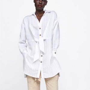 White striped tunic